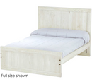 Panel Bed, 48" Headboard and 22" Footboard, King, By Crate Designs. 4682