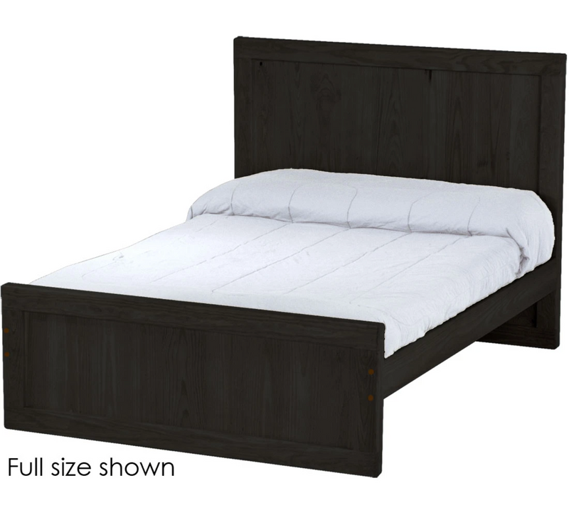 Panel Bed, 48" Headboard and 22" Footboard, King, By Crate Designs. 4682