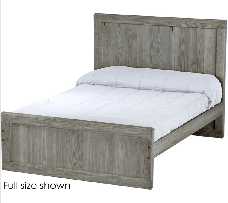 Panel Bed, 48" Headboard and 22" Footboard, King, By Crate Designs. 4682