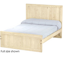 Panel Bed, 48" Headboard and 22" Footboard, King, By Crate Designs. 4682