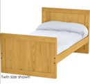 Panel Bed, 37" Headboard and 29" Footboard, King, By Crate Designs. 4679