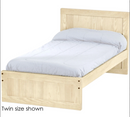 Panel Bed, King, 37" Headboard and 16" Footboard, By Crate Designs. 4676
