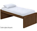 Captain's Bed, Low Profile, King, 26" Headboard and Footboard, By Crate Designs. 4610.