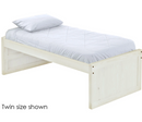 Captain's Bed, Low Profile, King, 26" Headboard and Footboard, By Crate Designs. 4610.