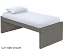 Captain's Bed, Low Profile, King, 26" Headboard and Footboard, By Crate Designs. 4610.