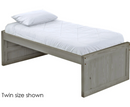 Captain's Bed, Low Profile, King, 26" Headboard and Footboard, By Crate Designs. 4610.