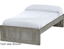 Panel Bed, Full, 16" Headboard and Footboard, By Crate Designs. 4466