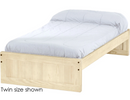 Panel Bed, Full, 16" Headboard and Footboard, By Crate Designs. 4466