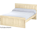 Panel Bed, Full, 37" Headboard and 22" Footboard, By Crate Designs. 4472
