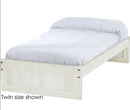 Panel Bed, Queen, King, 16" Headboard and Footboard, By Crate Designs. 4566, 4666