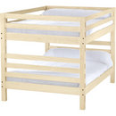 Ladder End Bunk Bed, Queen Over Queen, By Crate Designs. 4008