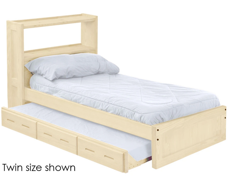 Bookcase Bed with Trundle, Twin, By Crate Designs. 4336