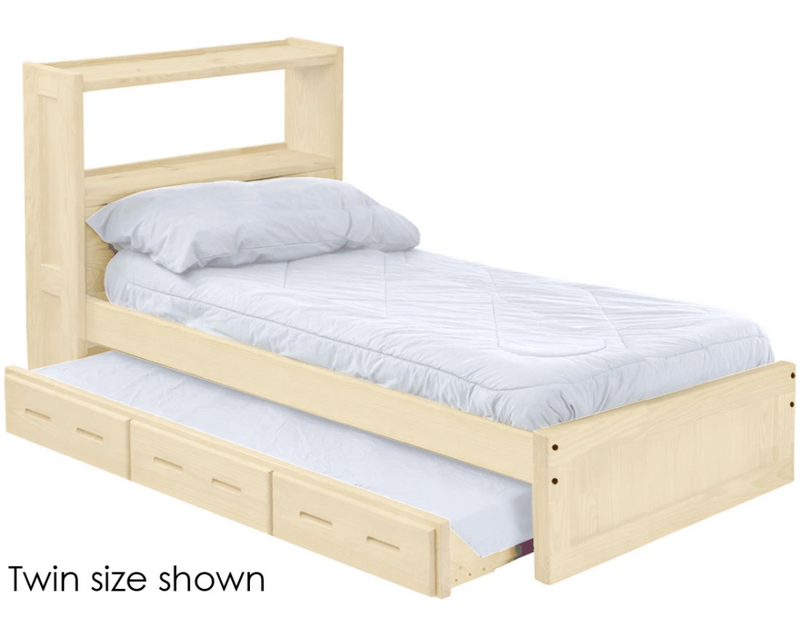 Bookcase Bed with Trundle, Full, By Crate Designs. 4436