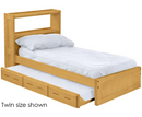 Bookcase Bed with Trundle, Queen, By Crate Designs. 4536