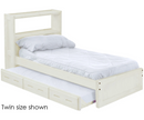 Bookcase Bed with Trundle, Queen, By Crate Designs. 4536
