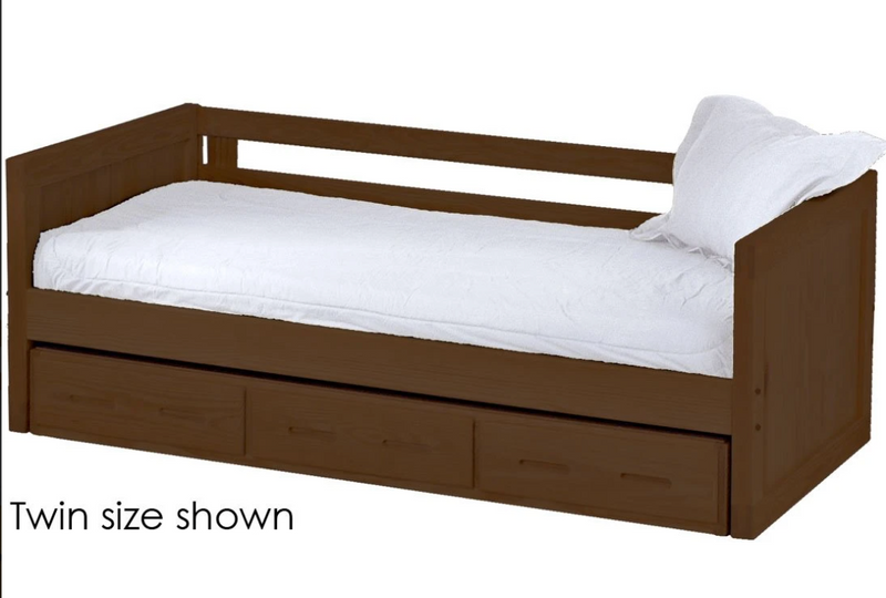 Panel Day Bed with Drawers, Full, By Crate Designs. 4417