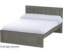 Panel Bed, Full, 37" Headboard and 16" Footboard, By Crate Designs. 4476