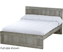 Panel Bed, Full, 37" Headboard and 16" Footboard, By Crate Designs. 4476