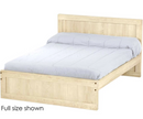 Panel Bed, Full, 37" Headboard and 16" Footboard, By Crate Designs. 4476