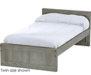 Panel Bed, Full, 29" Headboard and 16" Footboard, By Crate Designs. 4496