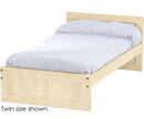 Panel Bed, Full, 29" Headboard and 16" Footboard, By Crate Designs. 4496