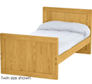 Panel Bed, Queen, 37" Headboard and 29" Footboard, By Crate Designs. 4579