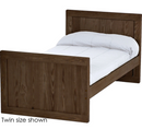 Panel Bed, Queen, 37" Headboard and 29" Footboard, By Crate Designs. 4579