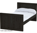 Panel Bed, Queen, 37" Headboard and 29" Footboard, By Crate Designs. 4579