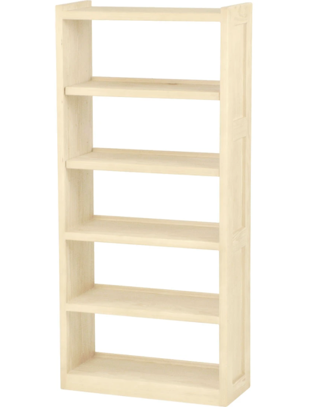 Open Back Bookcase, 33" Wide and 74" Tall, By Crate Designs. 5005