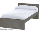Panel Bed, Queen, 29" Headboard and 16" Footboard, By Crate Designs. 4596