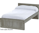 Panel Bed, Queen, 29" Headboard and 16" Footboard, By Crate Designs. 4596