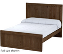 Panel Bed, Queen, 48" Headboard and 22" Footboard, By Crate Designs. 4582