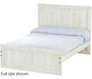 Panel Bed, Queen, 48" Headboard and 22" Footboard, By Crate Designs. 4582