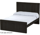Panel Bed, Queen, 48" Headboard and 22" Footboard, By Crate Designs. 4582