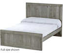 Panel Bed, Queen, 48" Headboard and 22" Footboard, By Crate Designs. 4582