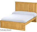 Panel Bed, Queen, 48" Headboard and 16" Footboard, By Crate Designs. 4586