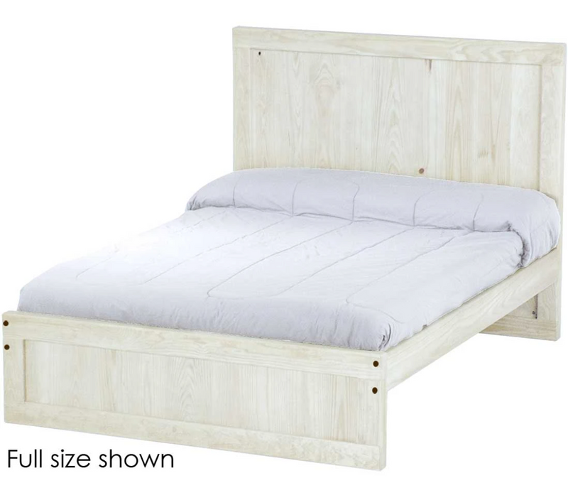 Panel Bed, Queen, 48" Headboard and 16" Footboard, By Crate Designs. 4586