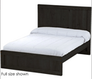 Panel Bed, Queen, 48" Headboard and 16" Footboard, By Crate Designs. 4586
