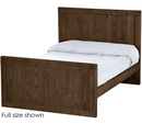 Panel Bed, Queen, 48" Headboard and 29" Footboard, By Crate Designs. 4589