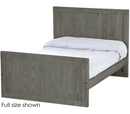 Panel Bed, Queen, 48" Headboard and 29" Footboard, By Crate Designs. 4589