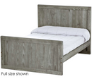 Panel Bed, Queen, 48" Headboard and 29" Footboard, By Crate Designs. 4589