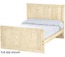 Panel Bed, Queen, 48" Headboard and 29" Footboard, By Crate Designs. 4589