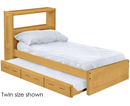 Bookcase Bed with Trundle, King, By Crate Designs. 4655
