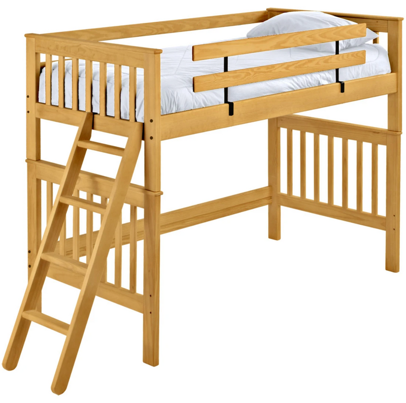 Mission Loft Bed, Queen, By Crate Designs. 4708A, 4708TA