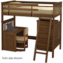 Mission Loft Bed, Full, By Crate Designs. 4707A