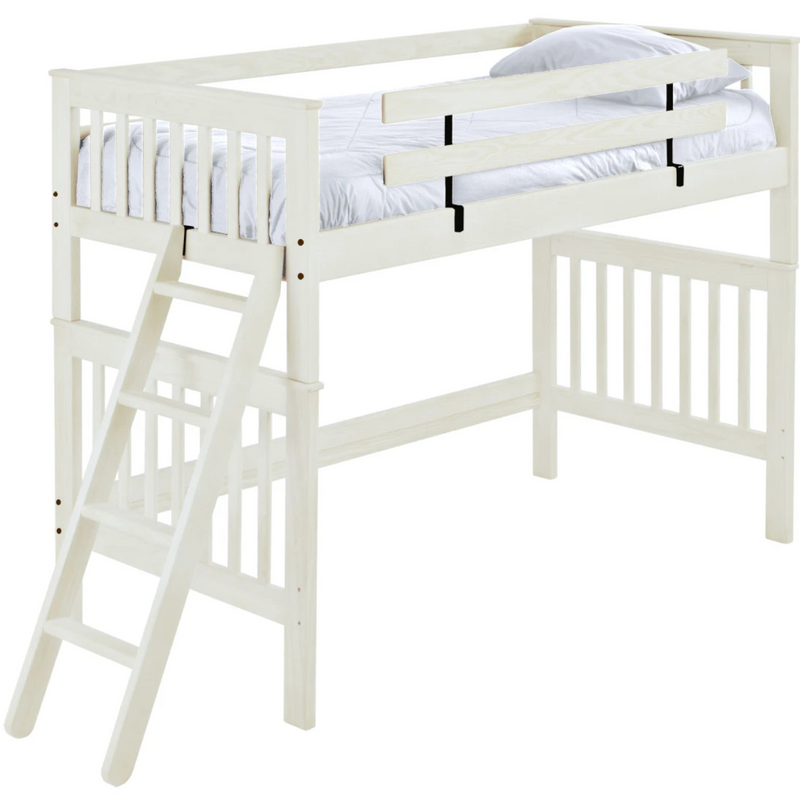 Mission Loft Bed, Queen, By Crate Designs. 4708A, 4708TA