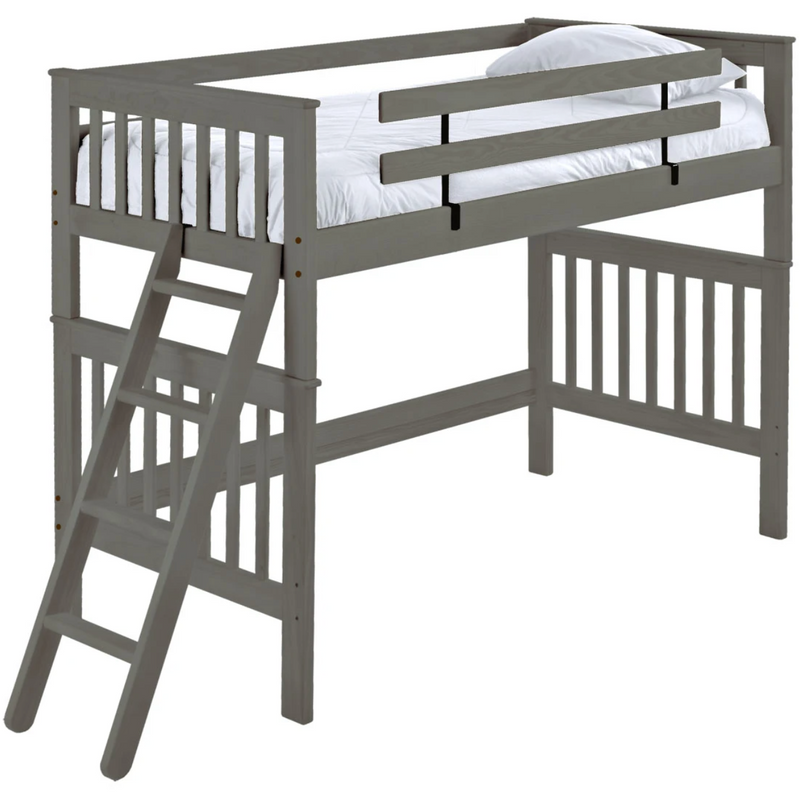 Mission Loft Bed, Queen, By Crate Designs. 4708A, 4708TA