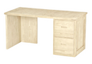 2 Drawer Desk, 58" Wide, By Crate Designs. 6136, 6162