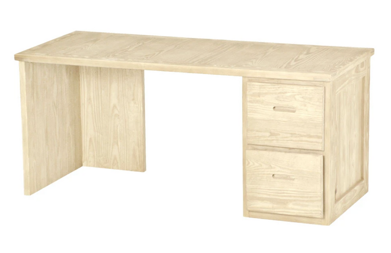 2 Drawer Desk, 66" Wide, By Crate Designs. 6236, 6262