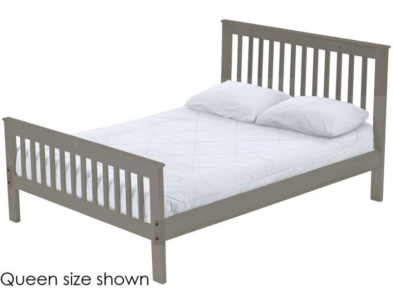 Mission Bed, Twin, 44" Headboard and 29" Footboard, By Crate Designs. 4749